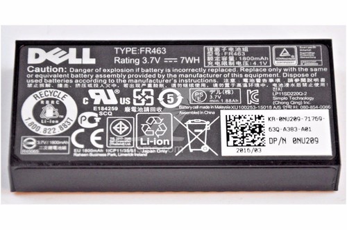 Battery fr463 for dell perc - battery,